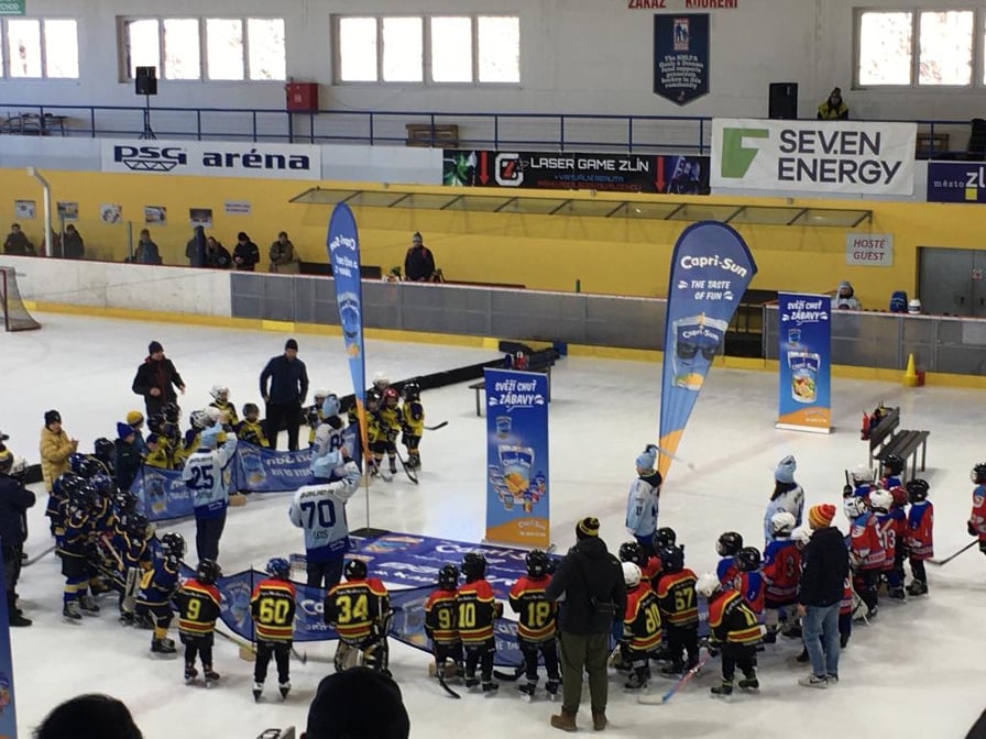 Hokejisté minipřípravky se zúčastnili Capri-Sun Cupu ve Zlíně
