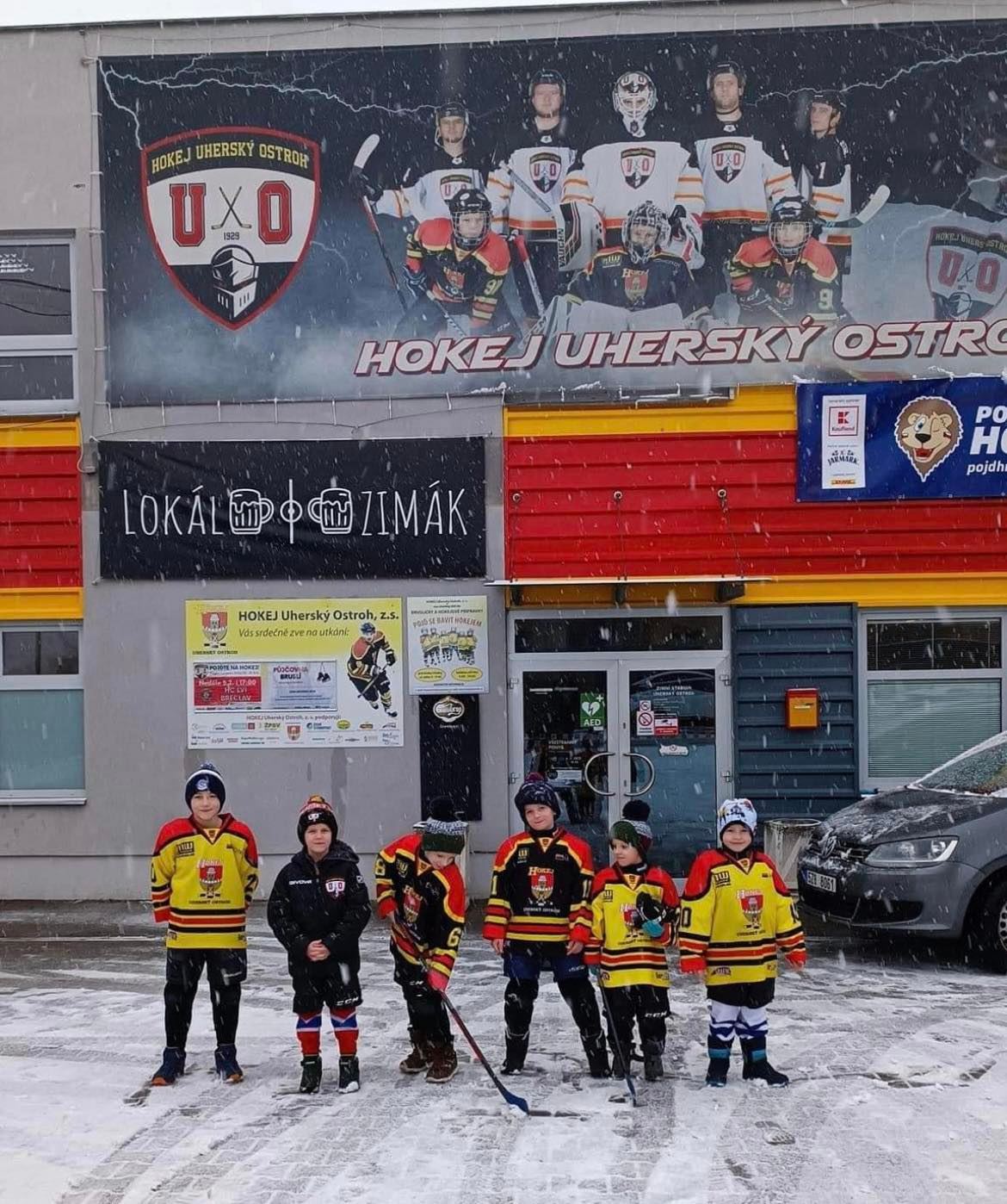 1. a 2. třída si v pátek vyzkoušela "winter classic"