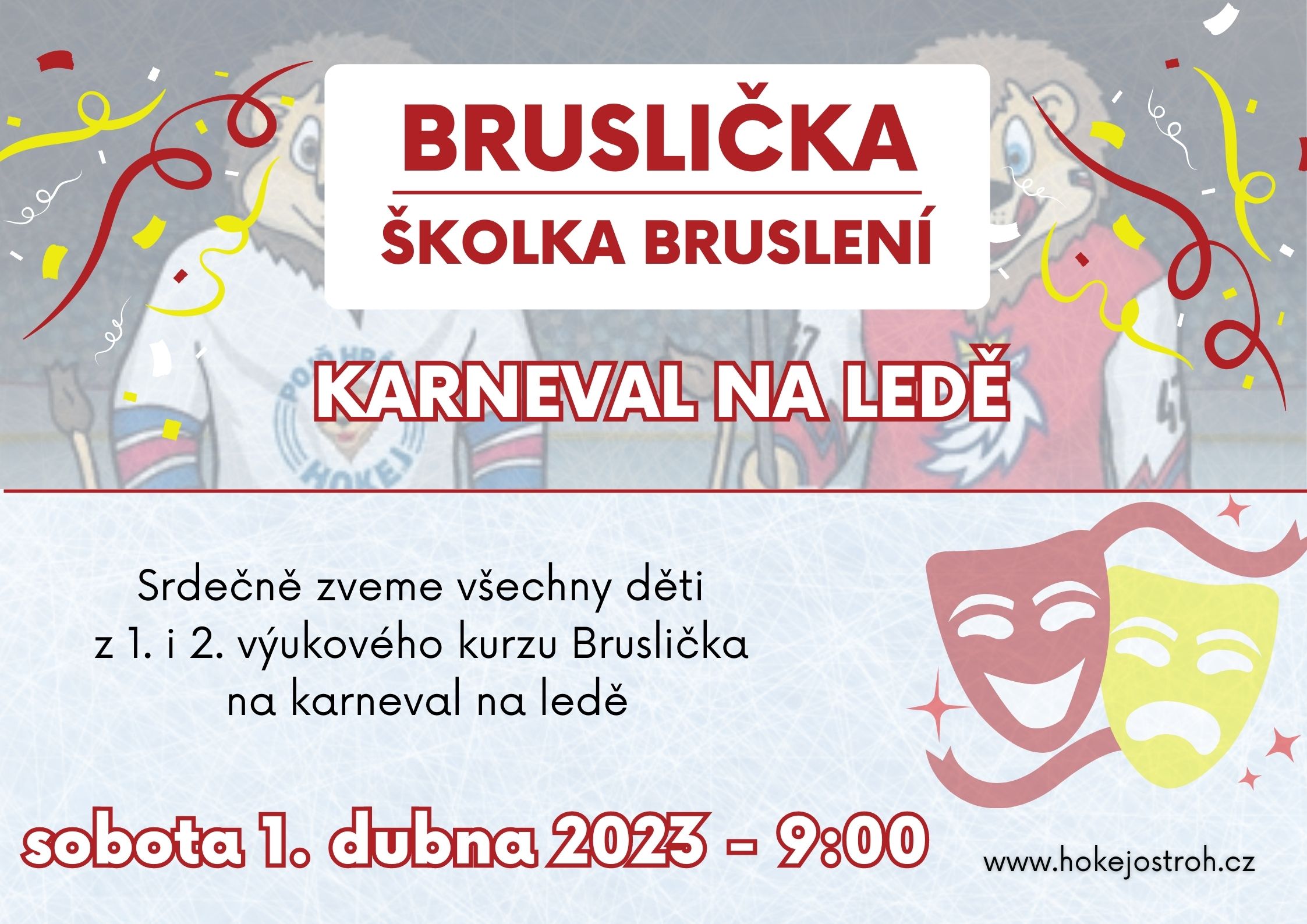 V rámci poslední Brusličky proběhne karneval na ledě